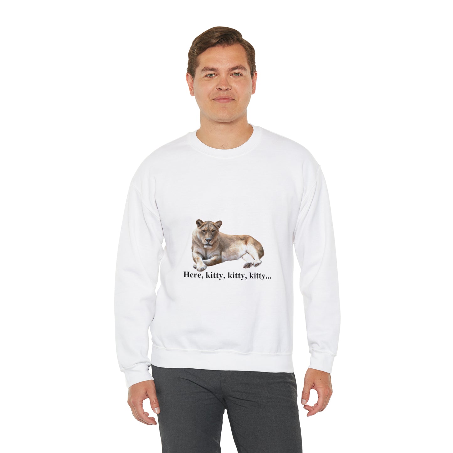 Unisex Lioness Big Cats Crewneck Sweatshirt