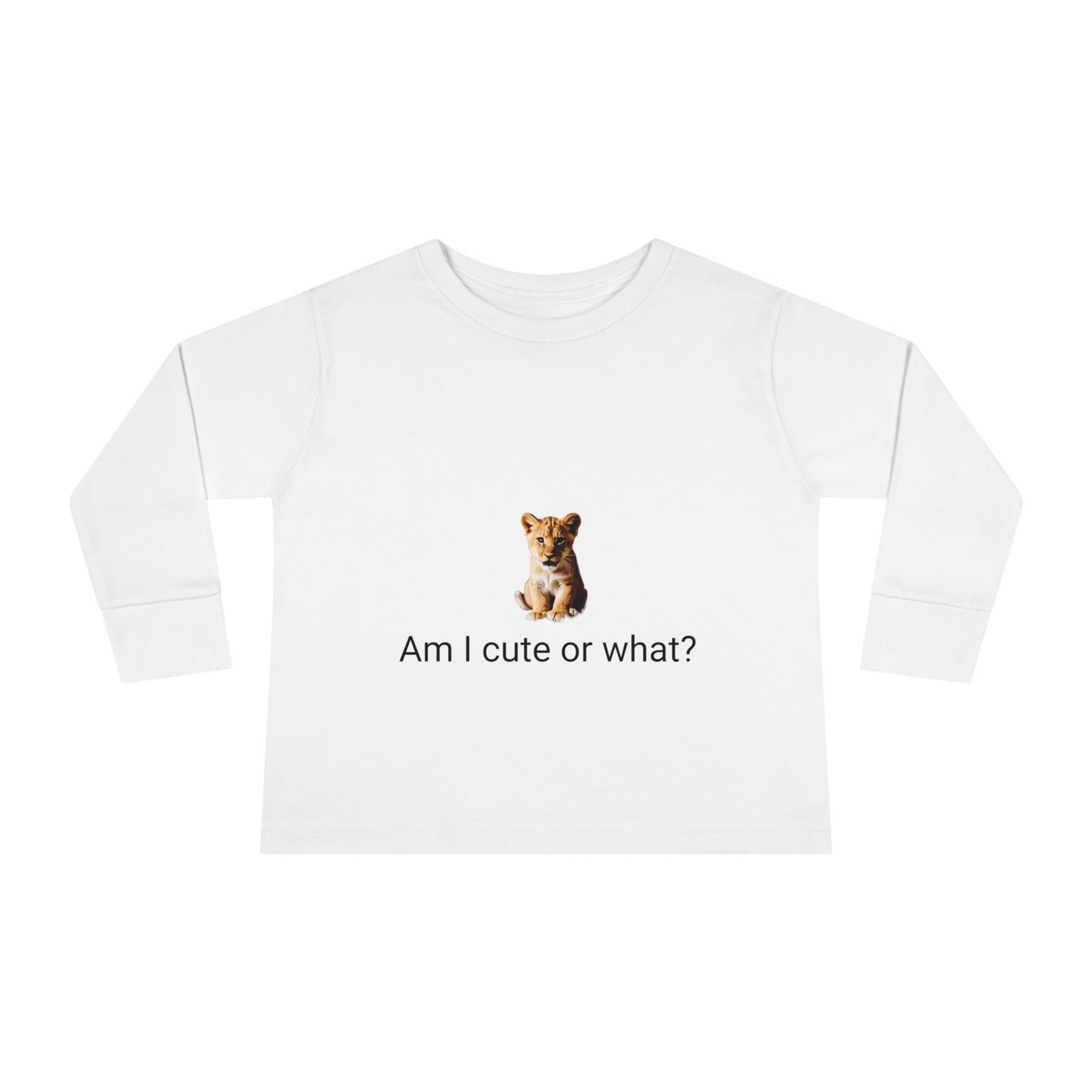 Toddler Little Cats Lion Cub Long Sleeve Tee