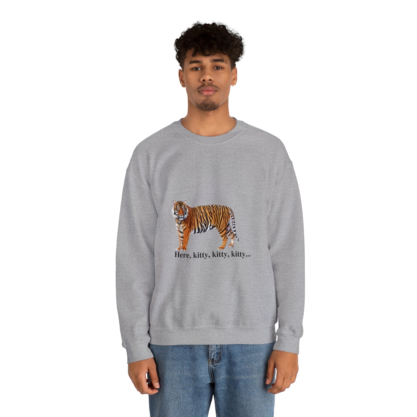 Unisex Tiger Big Cats Crewneck Sweatshirt