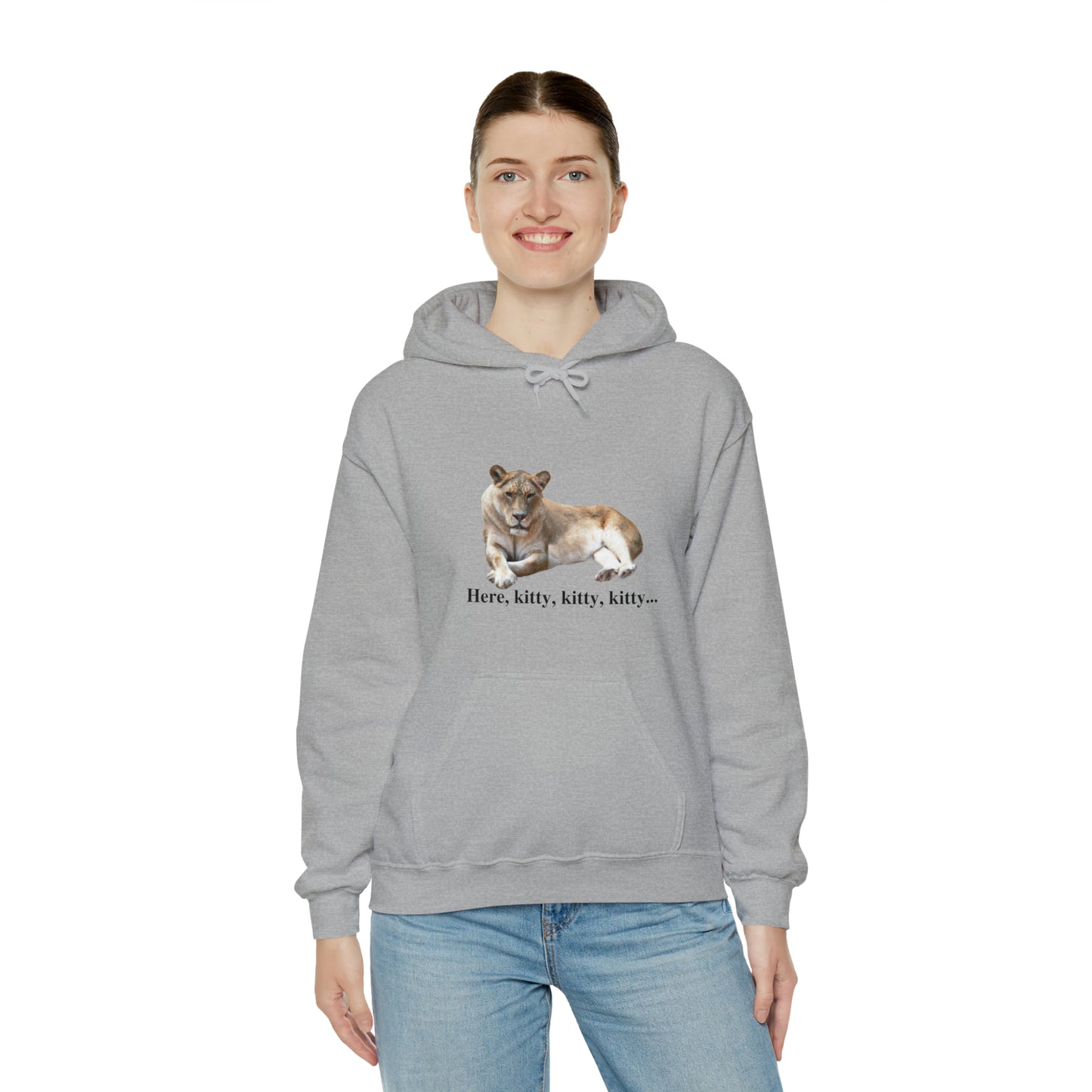 Unisex Lioness Big Cats Hooded Sweatshirt