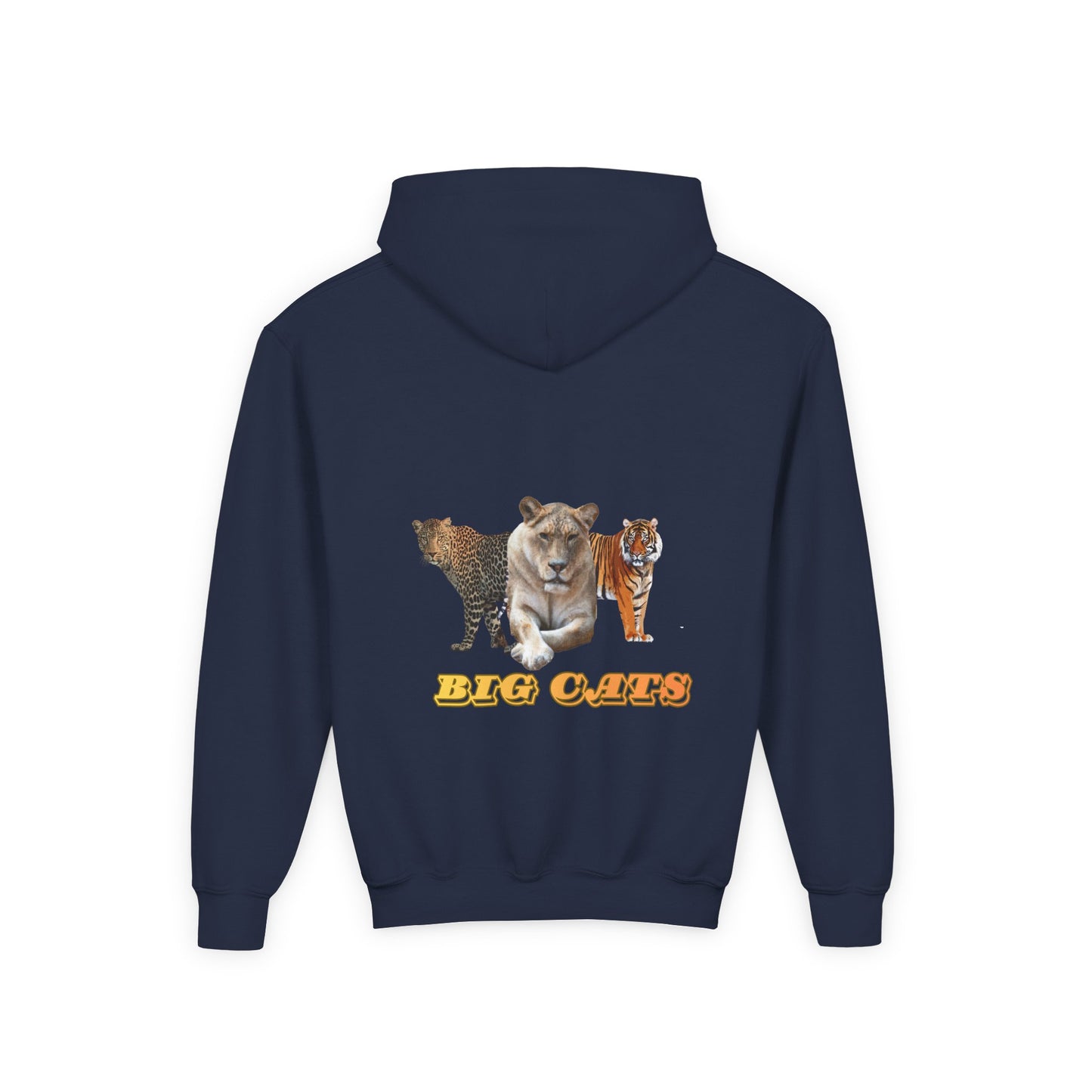 Youth Big Cats Lioness Hooded Sweatshirt