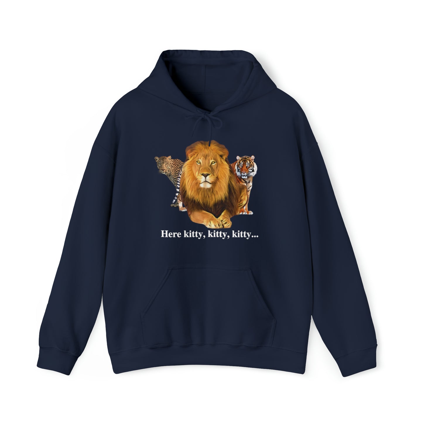 Unisex Big Cats Hooded Sweatshirt