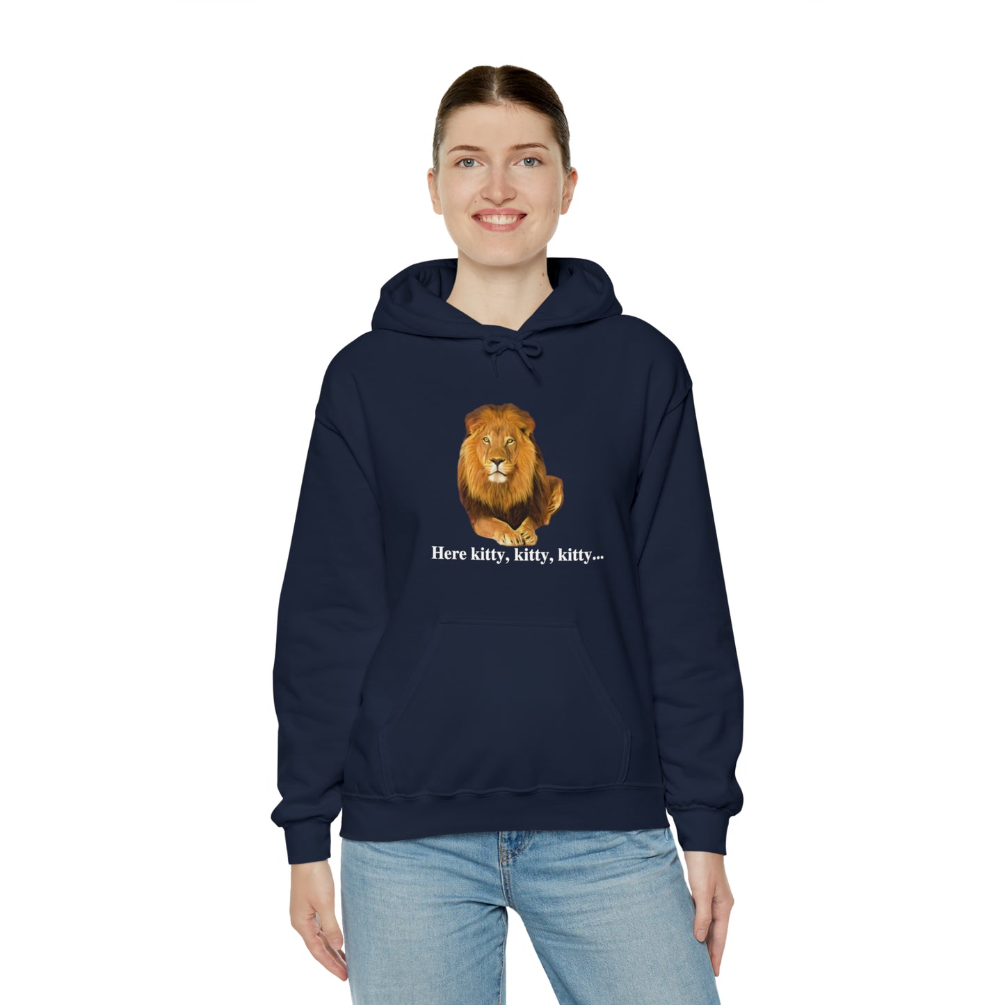 Unisex Lion Big Cats Hooded Sweatshirt