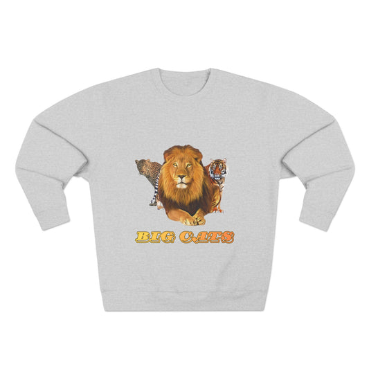 Unisex Premium Big Cats Crewneck Sweatshirt