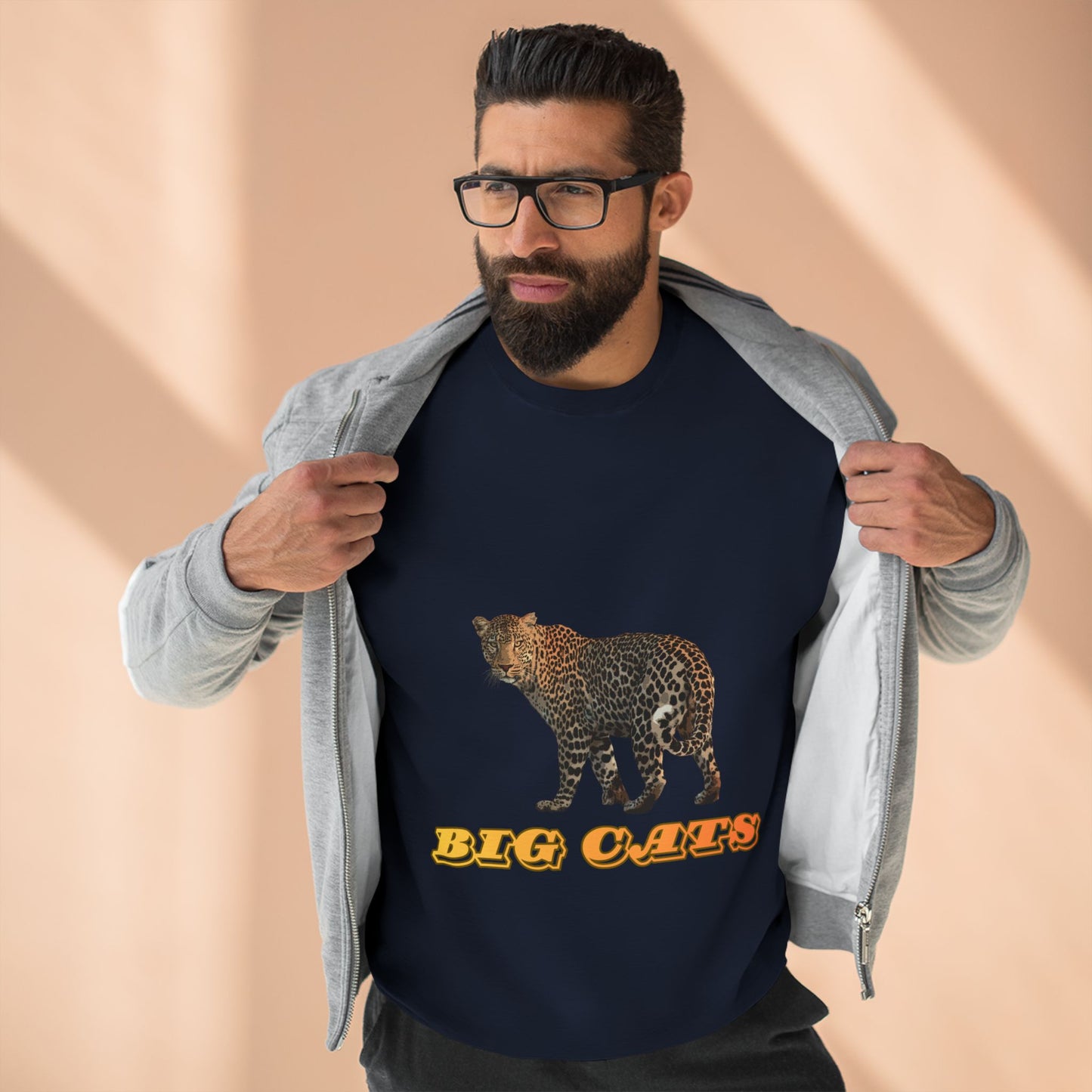Unisex Premium Leopard Big Cats Crewneck Sweatshirt