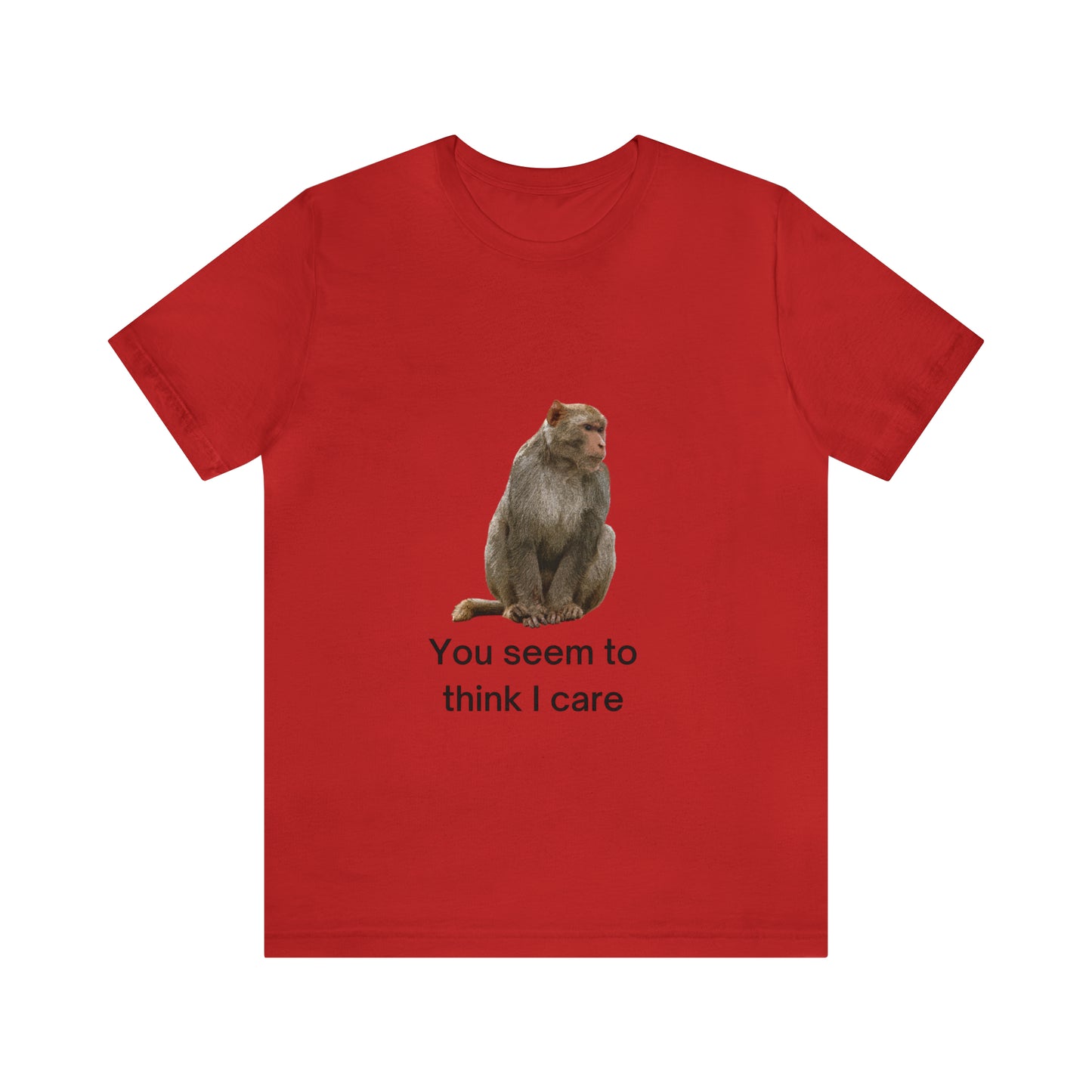 Unisex Monkey Short Sleeve Tee