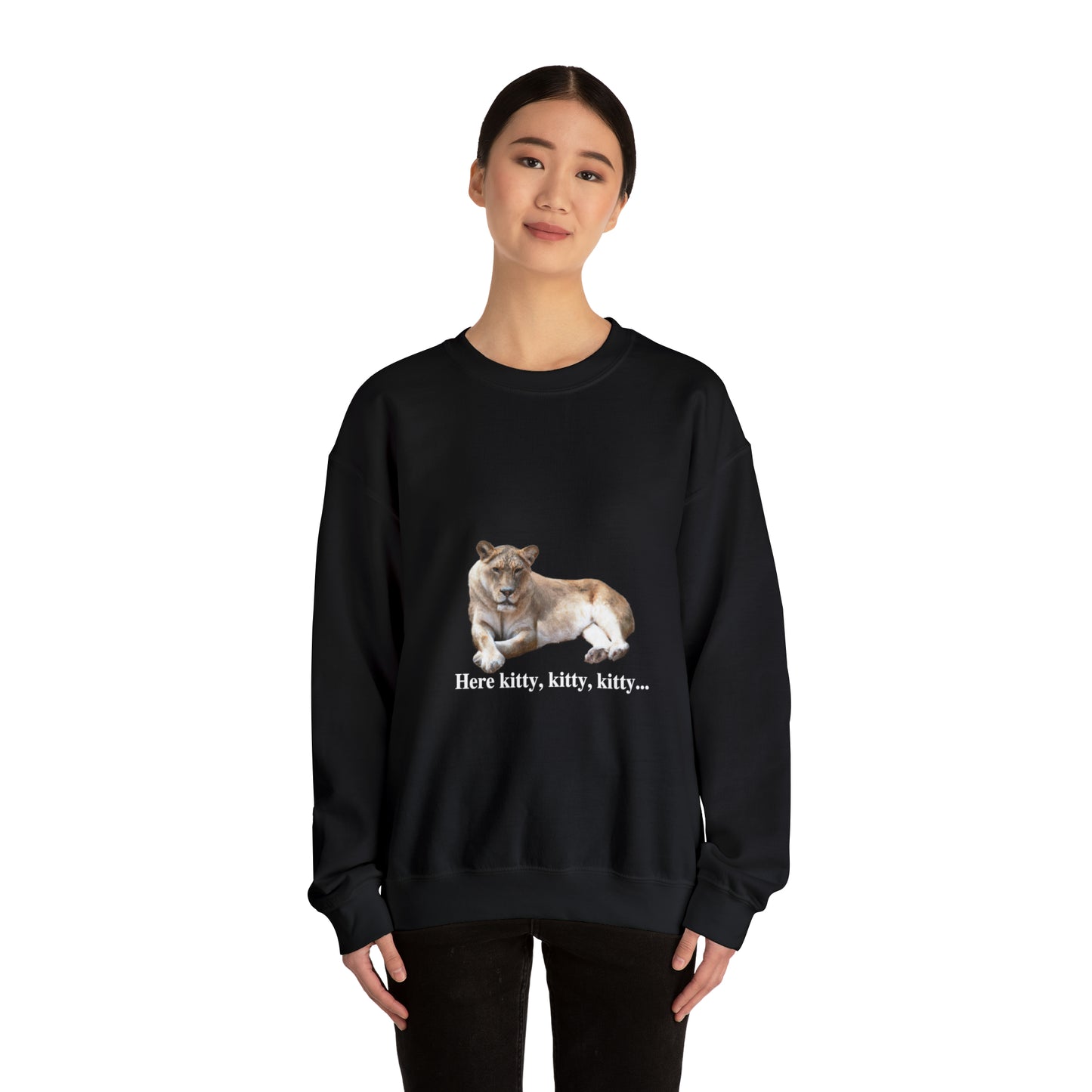 Unisex Lioness Big Cats Crewneck Sweatshirt