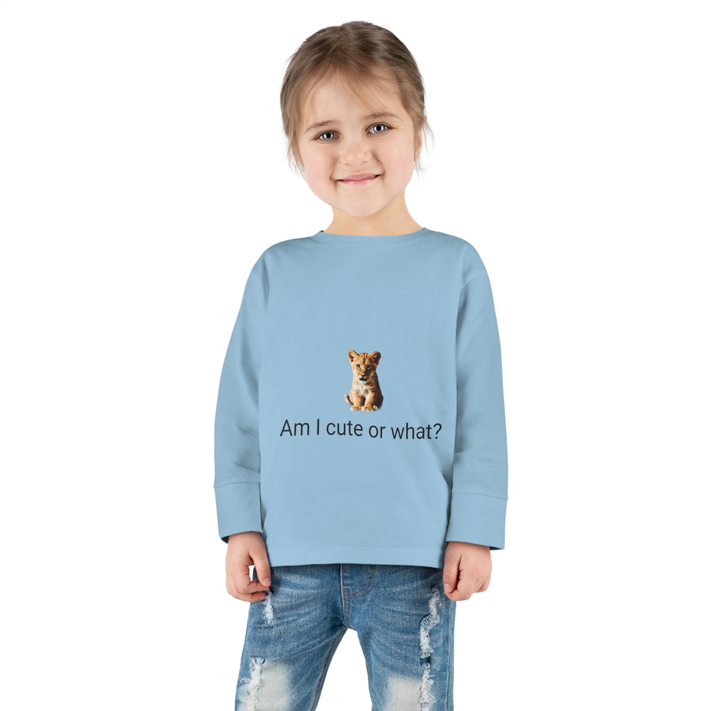 Toddler Little Cats Lion Cub Long Sleeve Tee