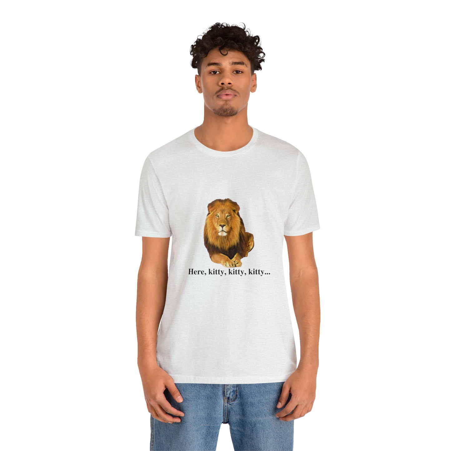 Unisex Lion Big Cats Short Sleeve Tee