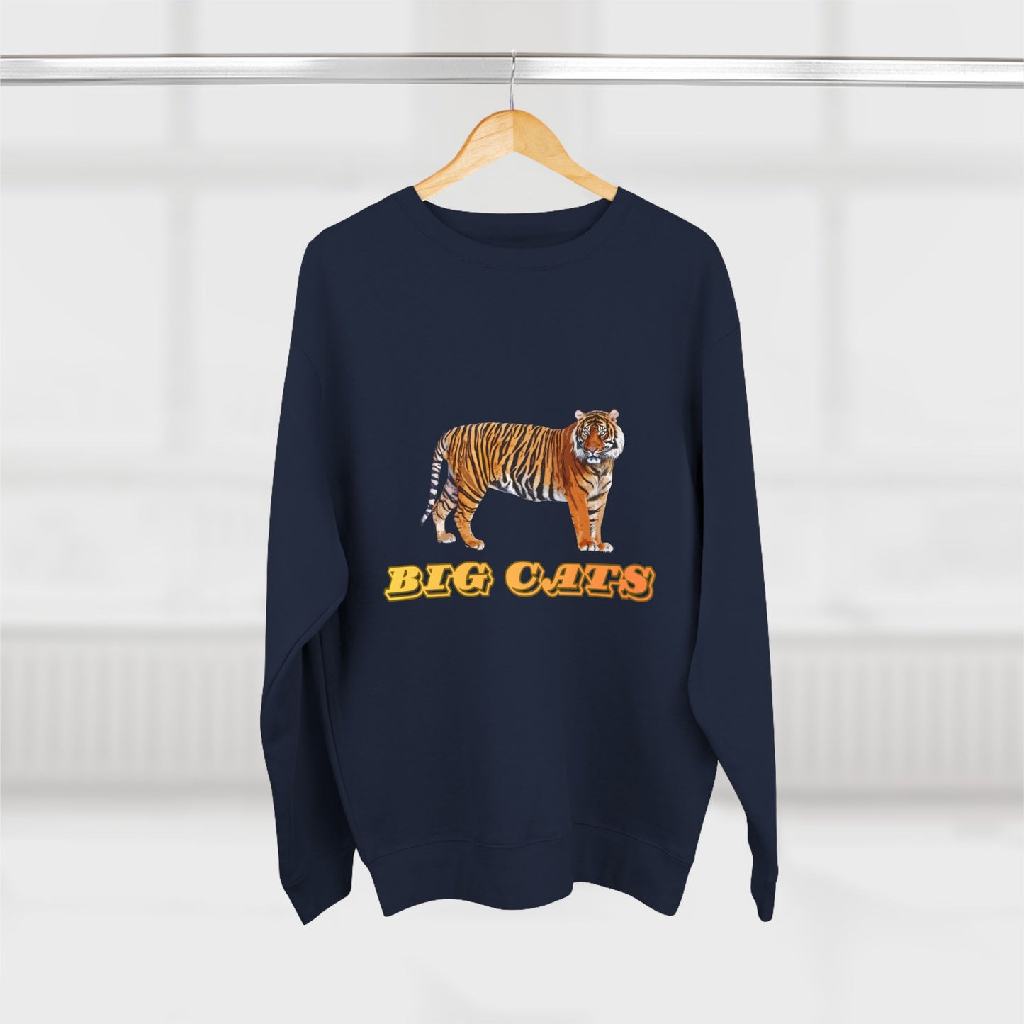 Unisex Premium Tiger Big Cats Crewneck Sweatshirt