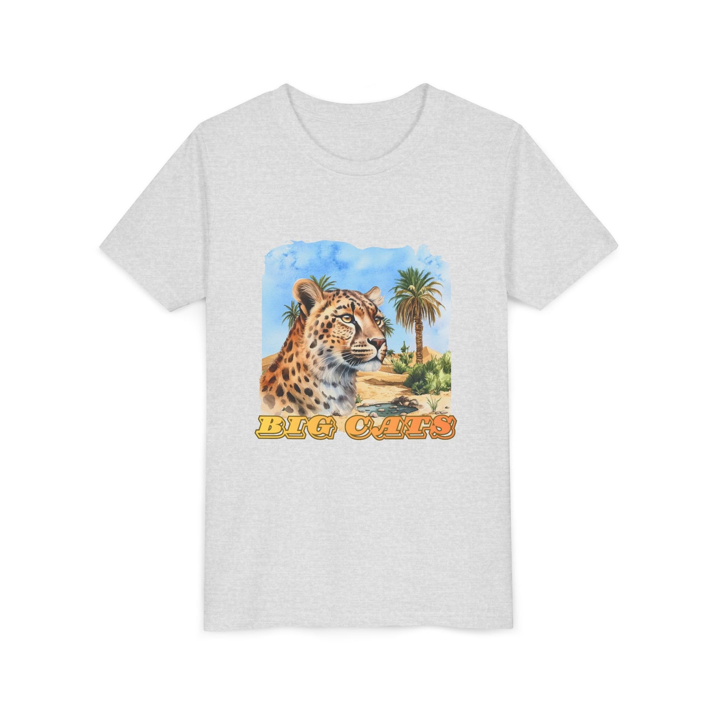 Boys Cheetah Big Cats Graphic Tee Shirt