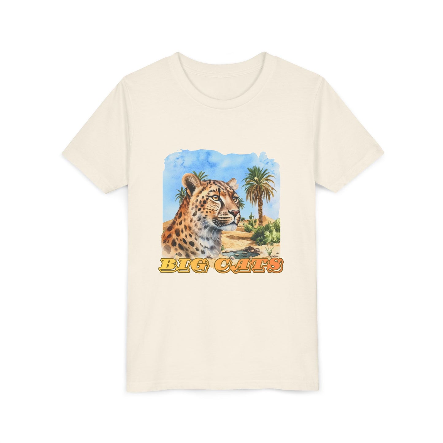 Boys Cheetah Big Cats Graphic Tee Shirt