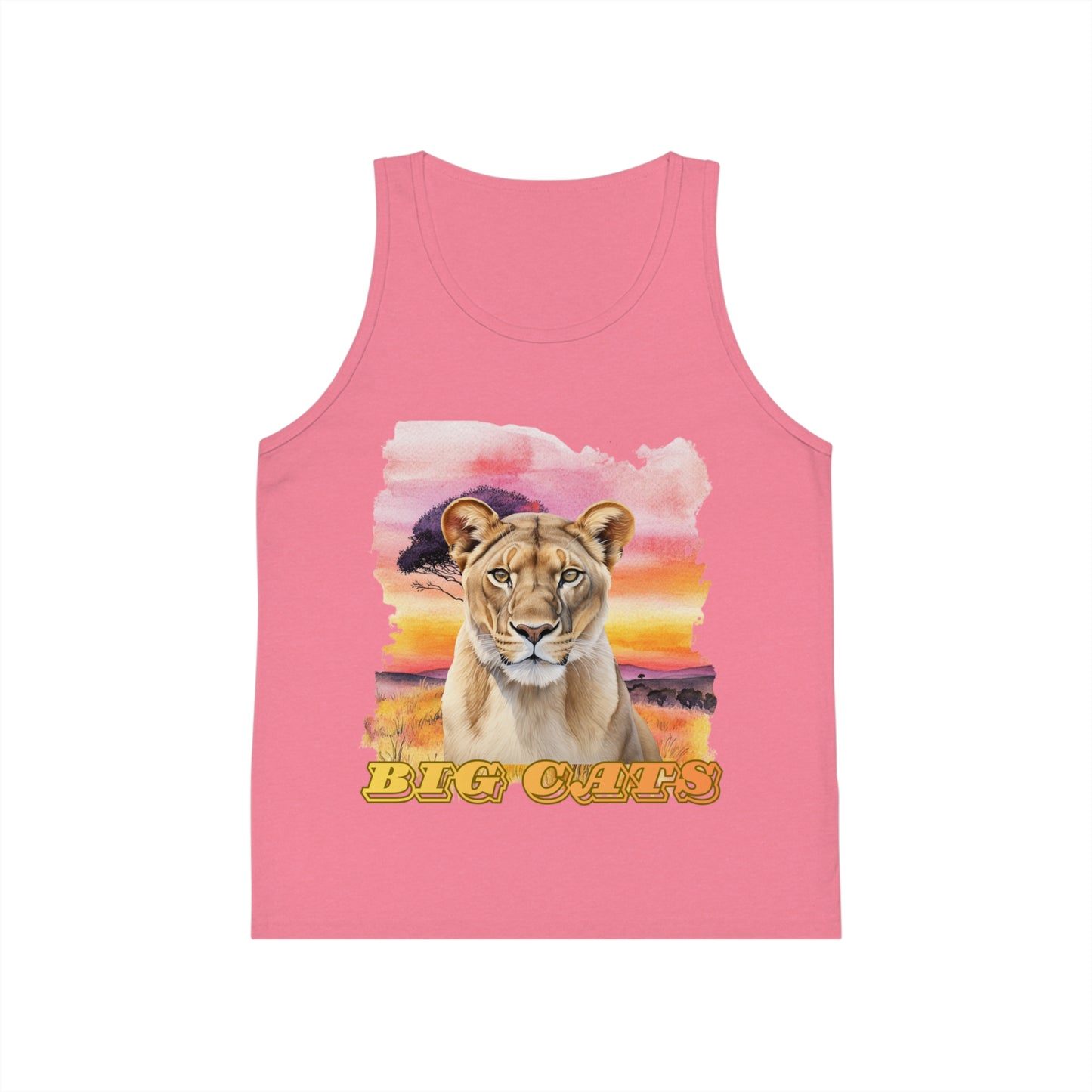 Girl's Lioness Big Cats Tank Top