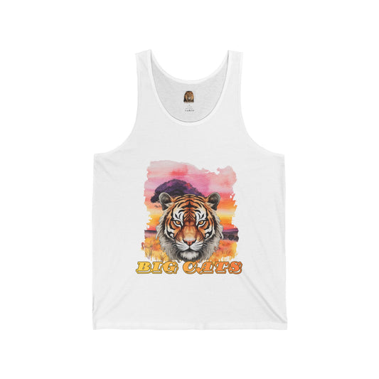Women's Big Cats Tank Top — Tiger Graphic Animal Print