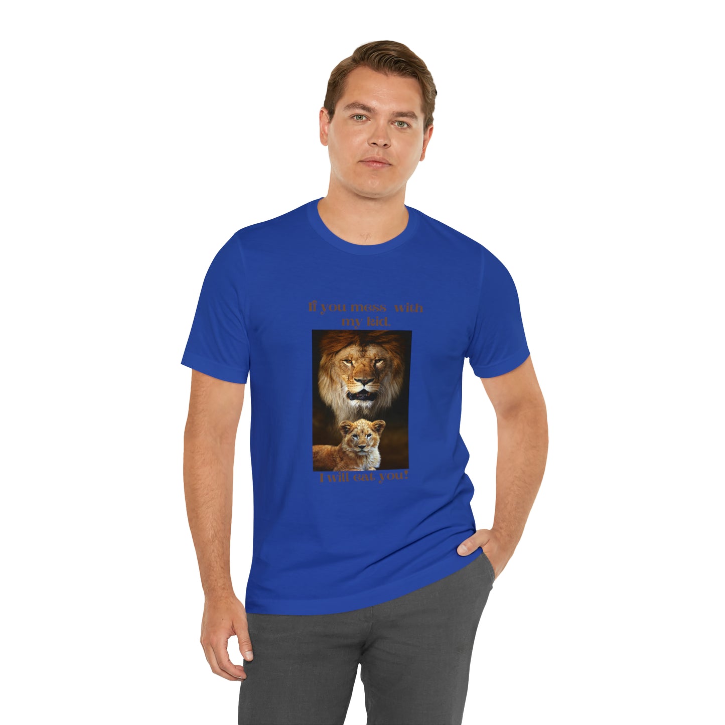 Men's Lion and Cub Short Sleeve Tee