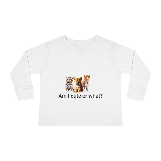 Toddler Little Cats Long Sleeve Tee