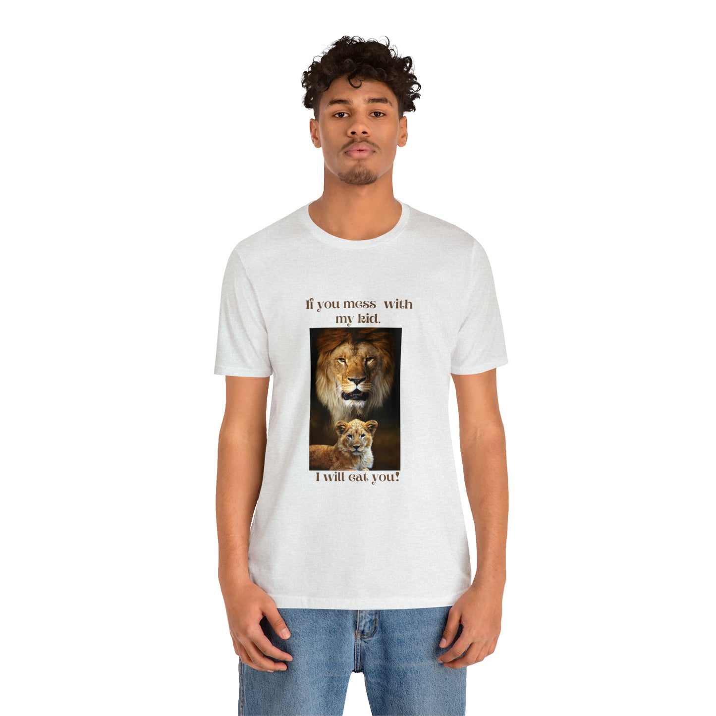 Men's Lion and Cub Short Sleeve Tee