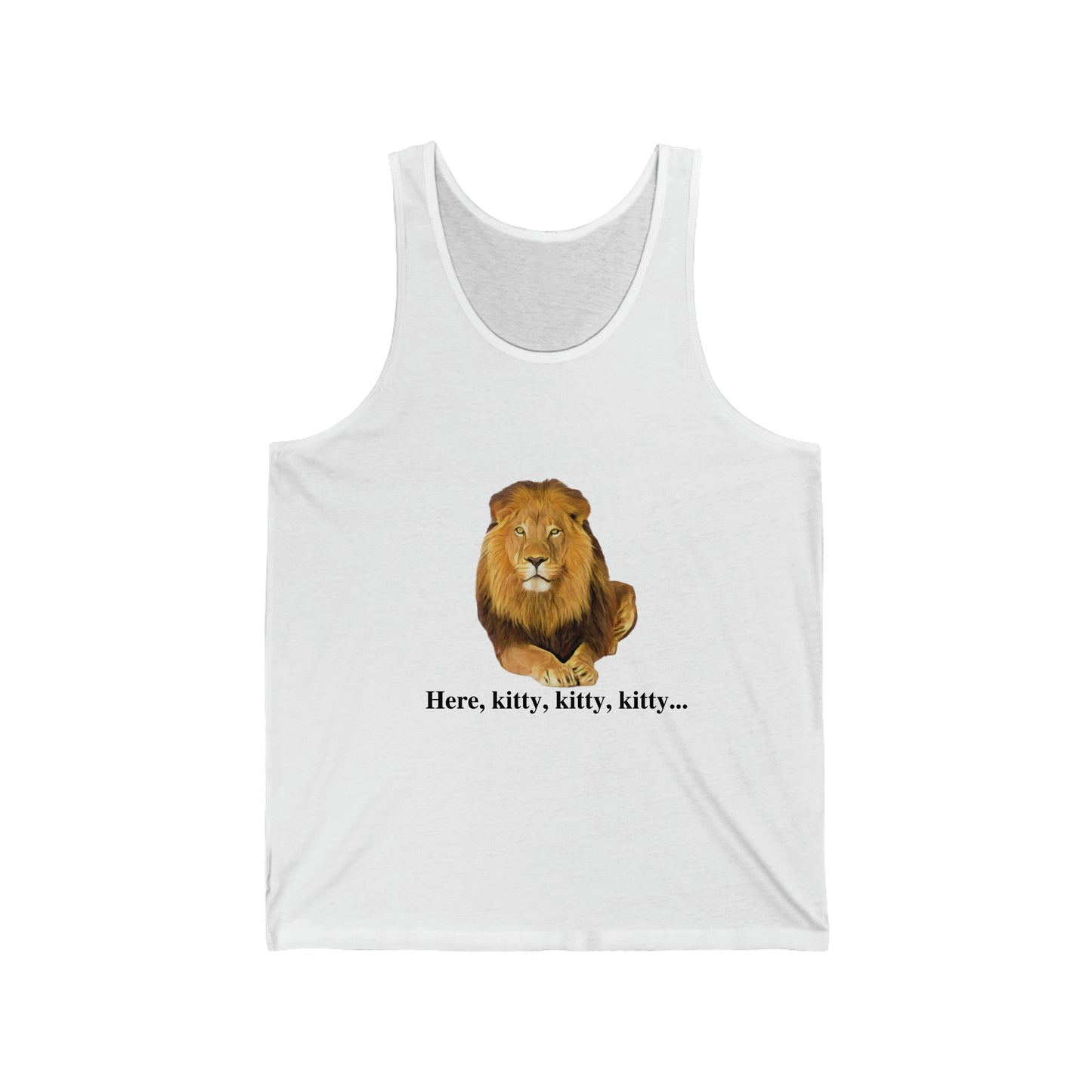 Unisex Lion Big Cats Jersey Tank