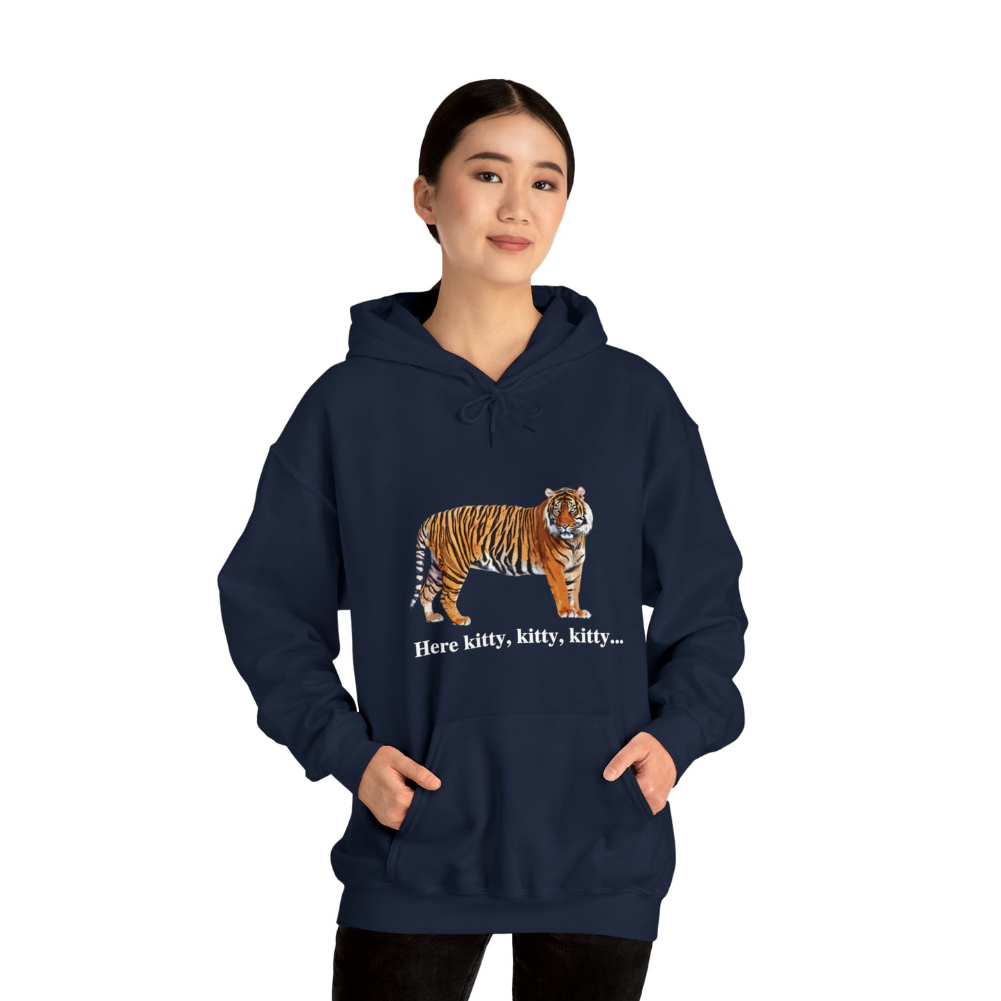 Unisex Tiger Big Cats Hooded Sweatshirt