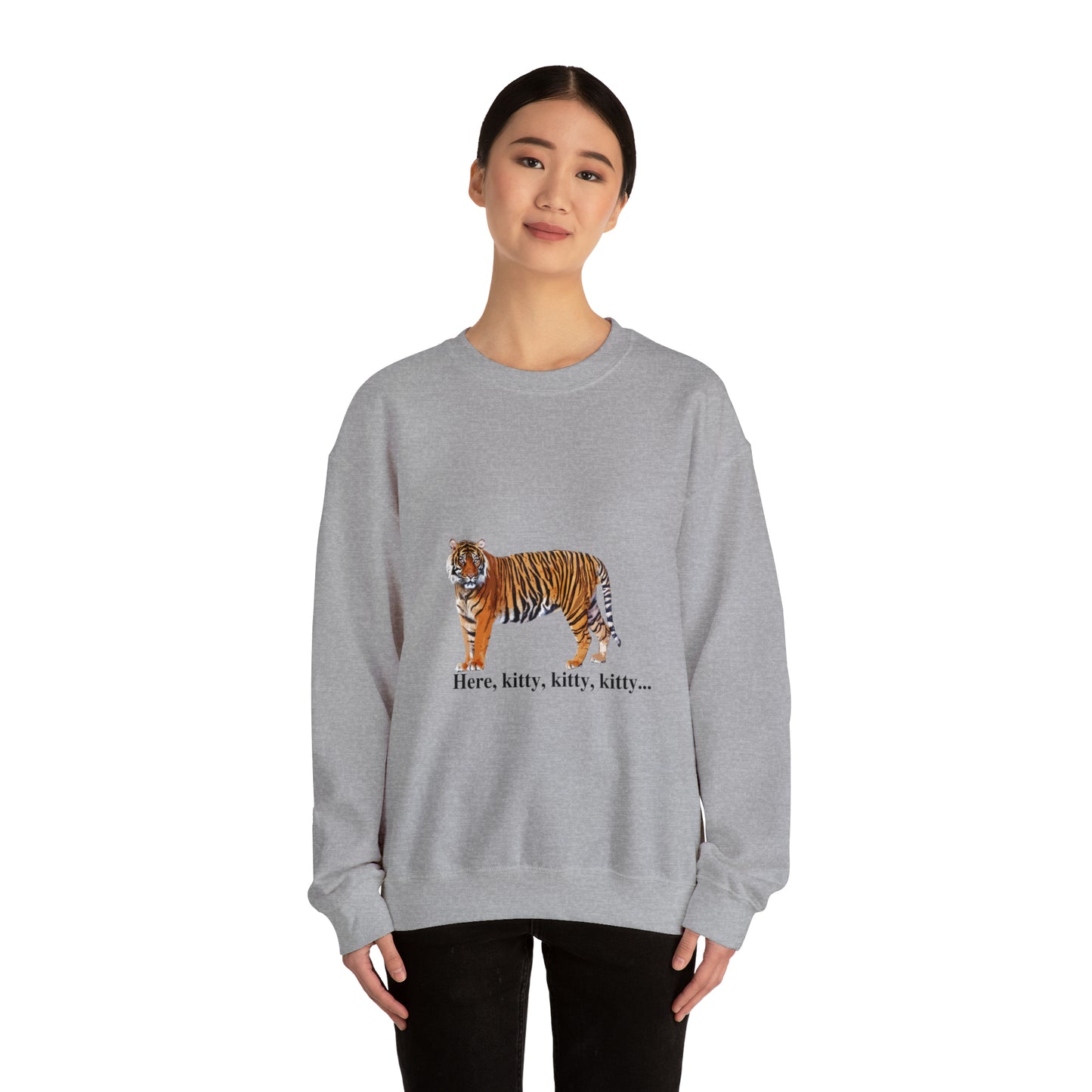 Unisex Tiger Big Cats Crewneck Sweatshirt