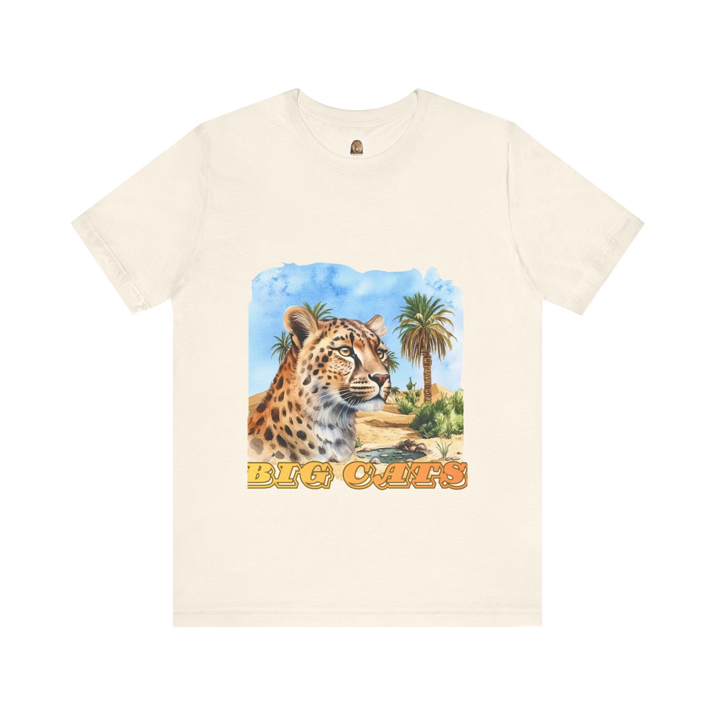 Cheetah Graphic Tee – 'Big Cats' Vintage Safari T-Shirt