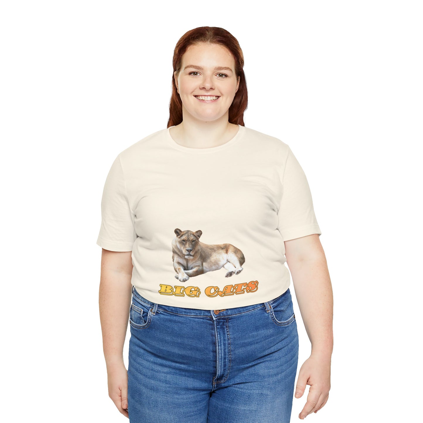 Unisex Lioness Big Cats Short Sleeve Tee