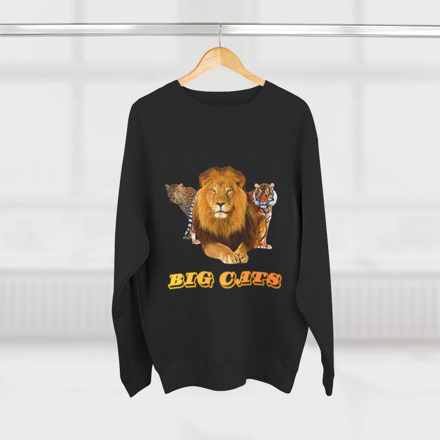 Unisex Premium Big Cats Crewneck Sweatshirt