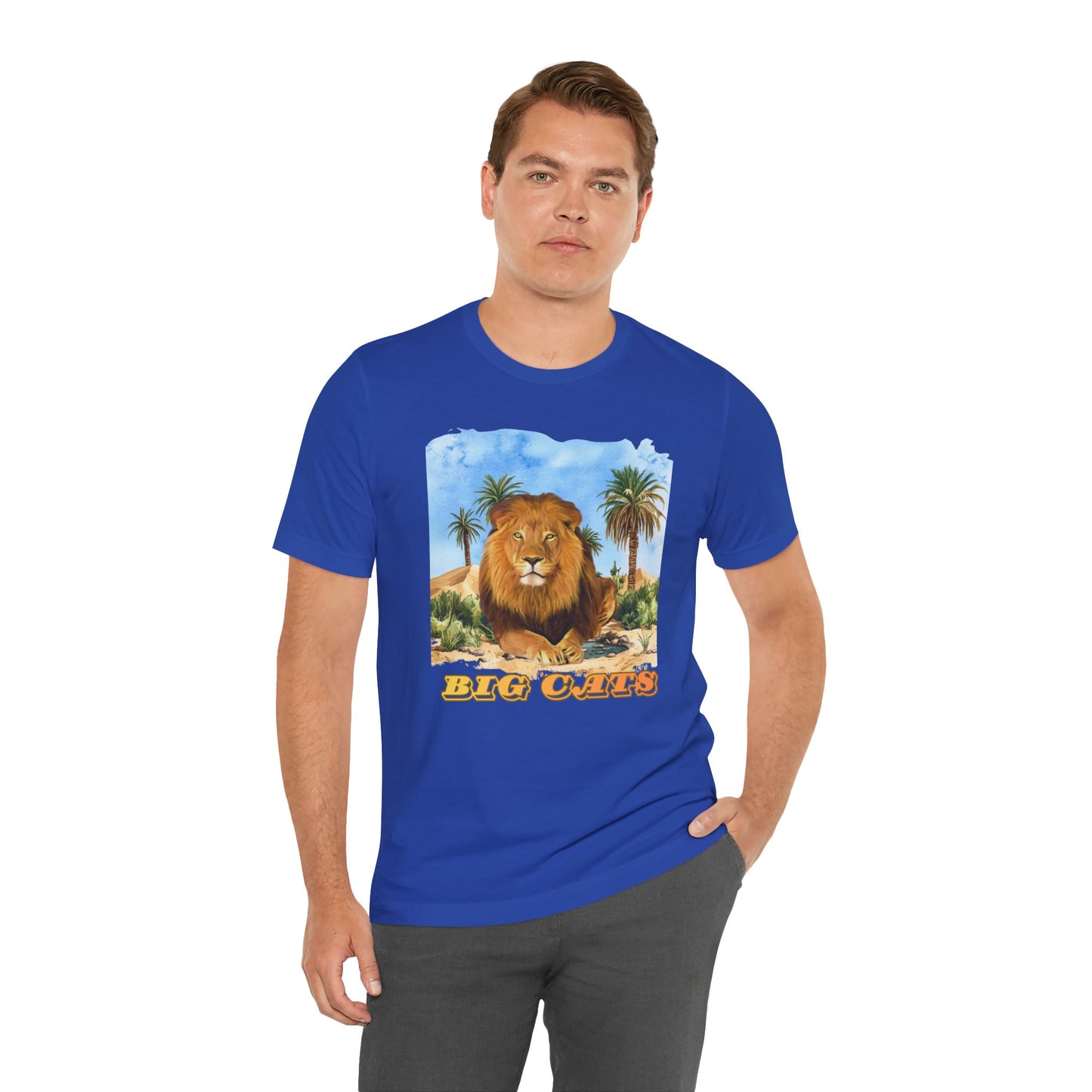 Men's Big Cats Lion Tee Shirt