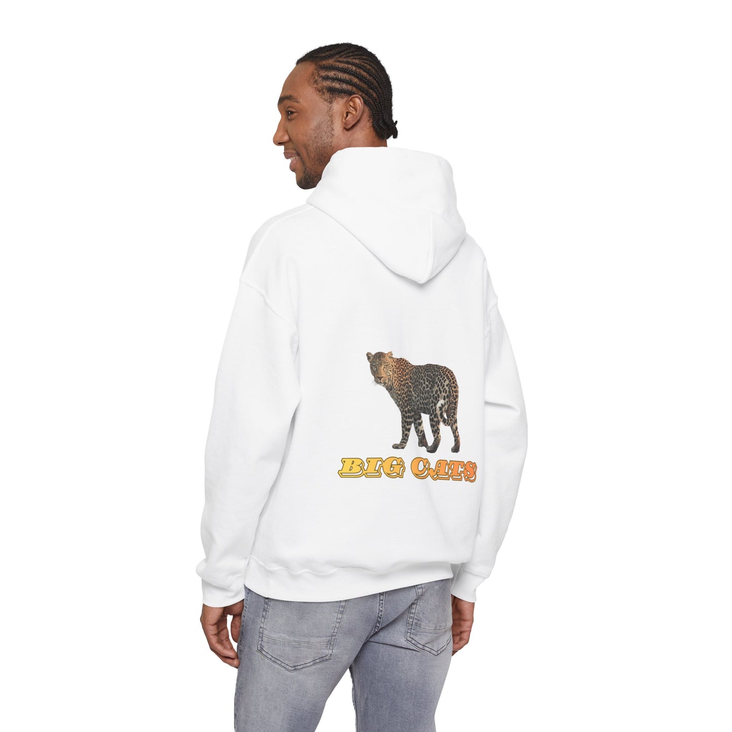 Unisex Leopard Big Cat Hooded Sweatshirt