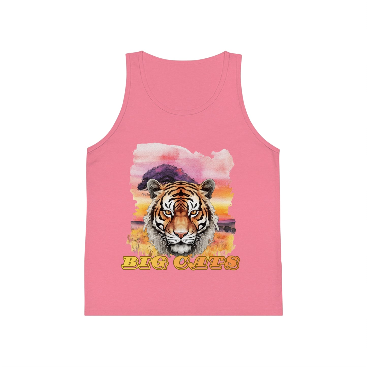 Girls Big Cats Tiger Tank Top