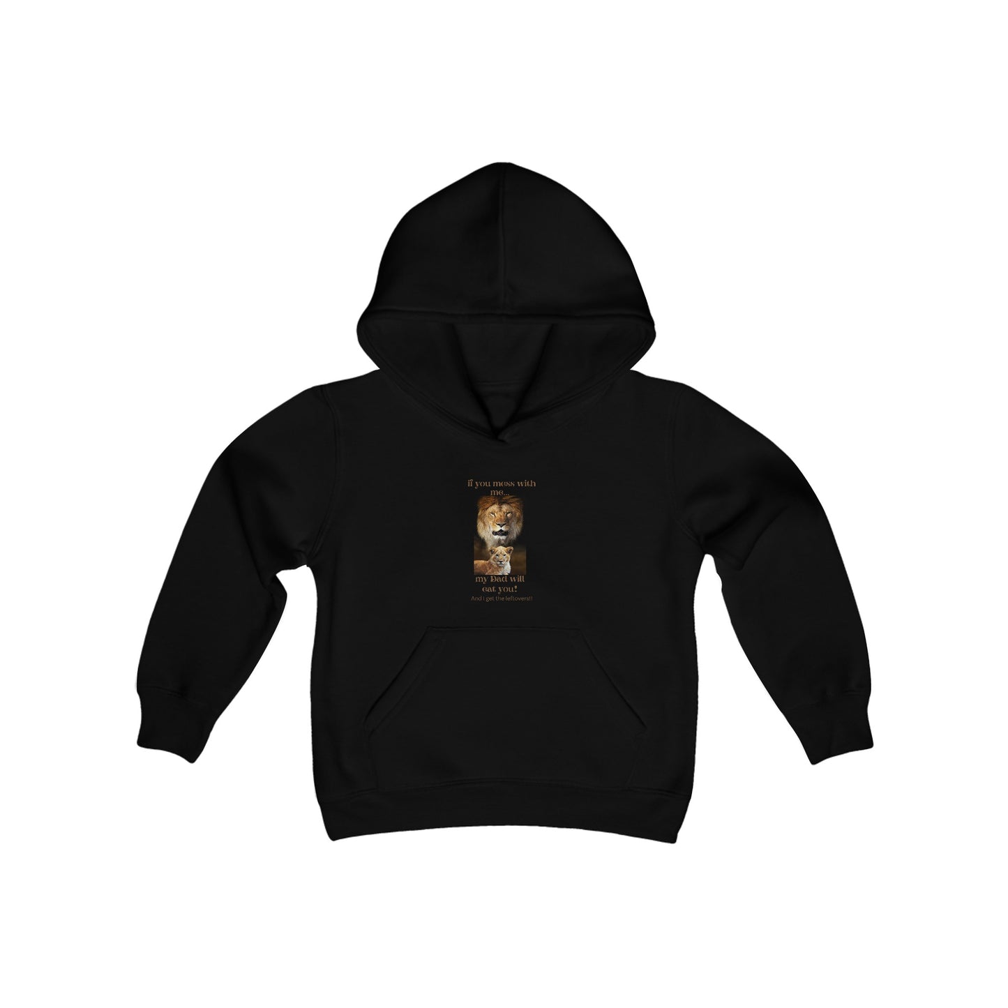 Kids' Lion and Cub Hooded Sweatshirt