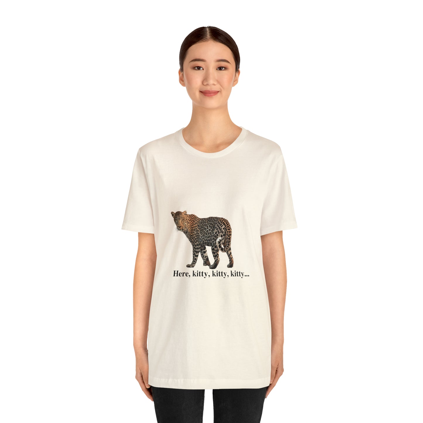 Unisex Leopard BigCats Short Sleeve Tee