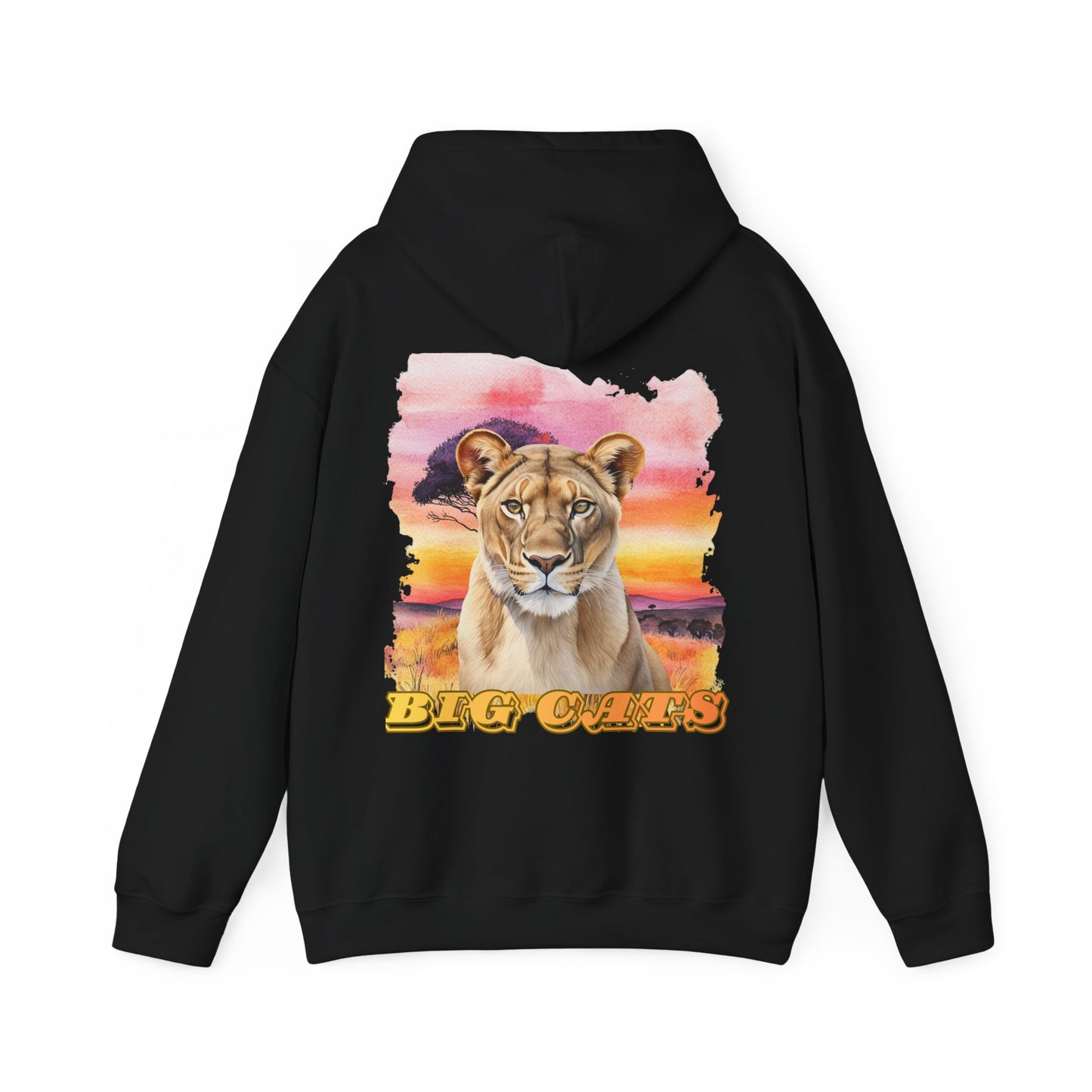 Women's Big Cats Lioness Hooded Sweatshirt