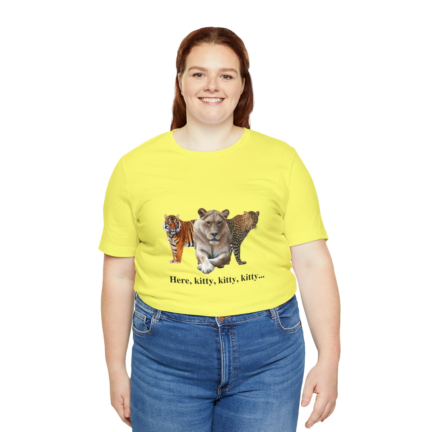 Unisex Big Cats Lioness Short Sleeve Tee