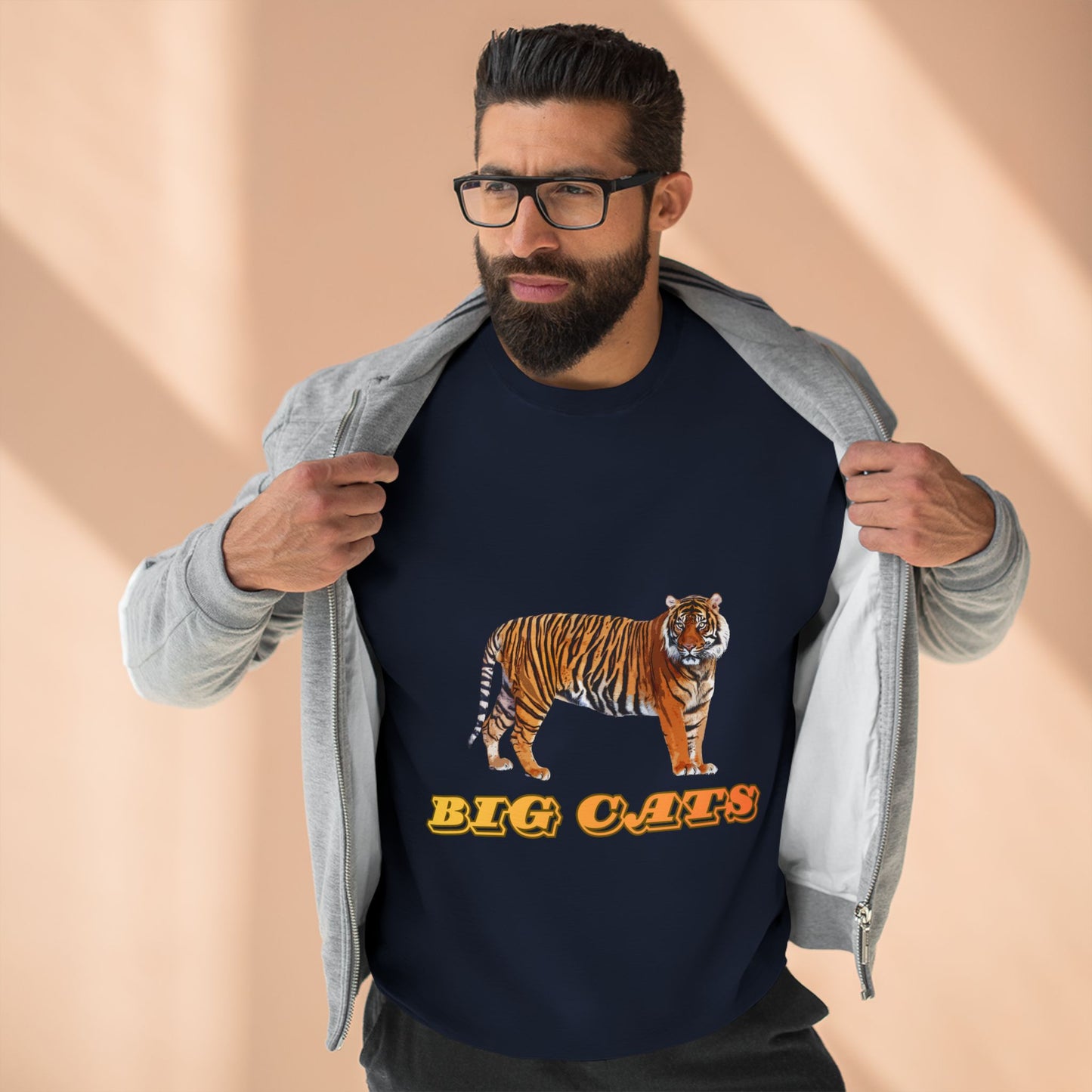 Unisex Premium Tiger Big Cats Crewneck Sweatshirt