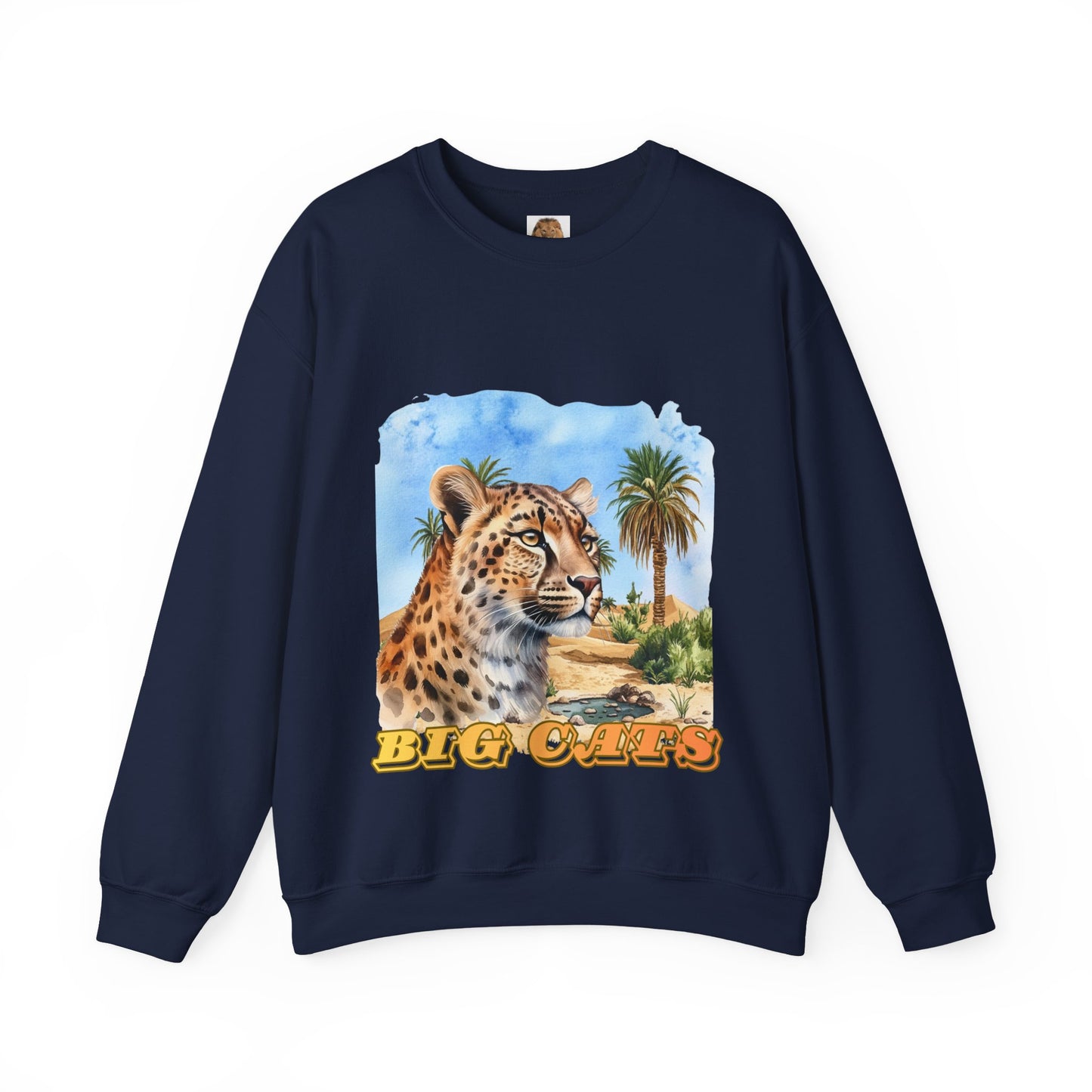 Men's Big Cats Cheetah Crewneck Sweatshirt
