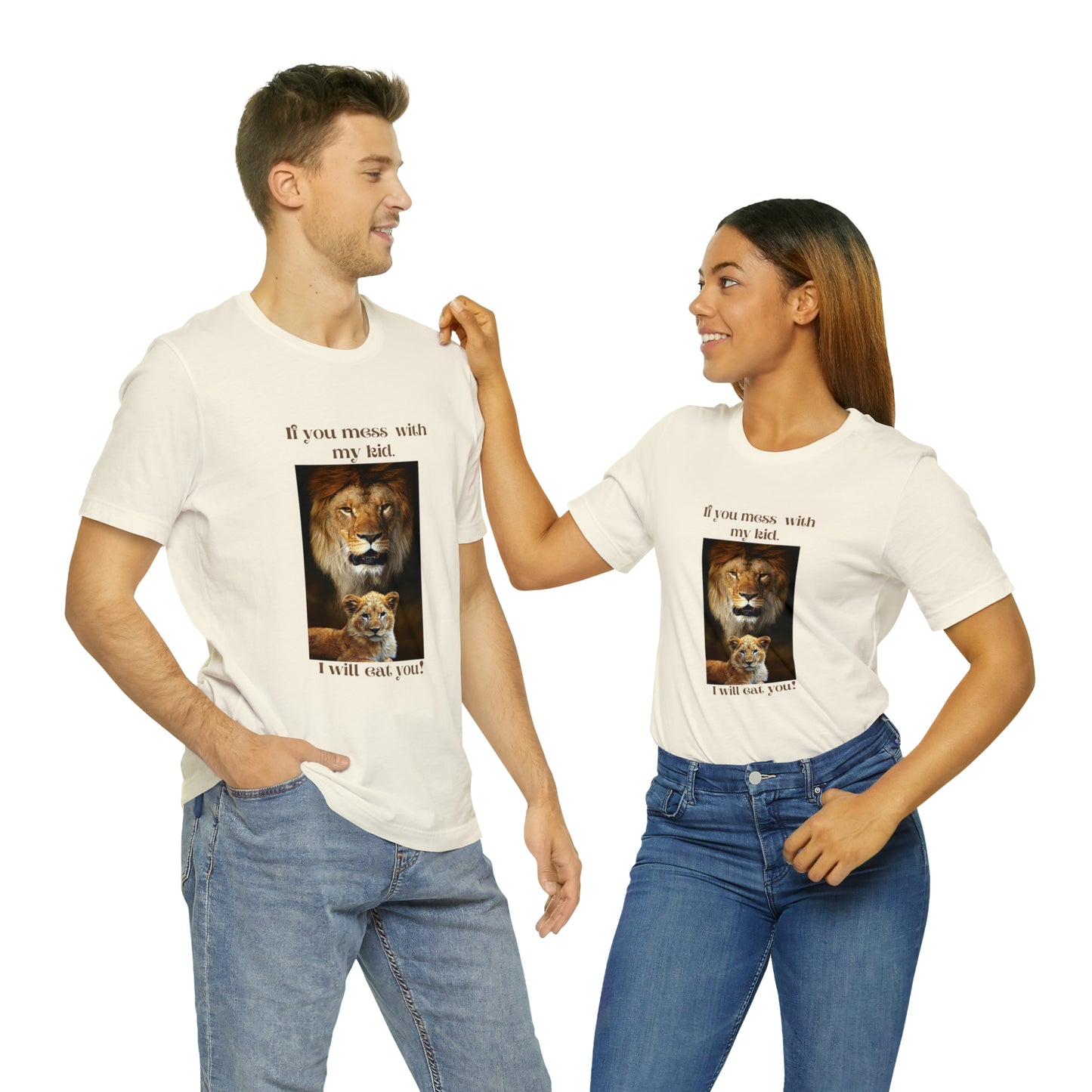 Men's Lion and Cub Short Sleeve Tee