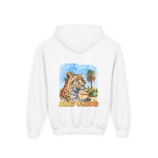 Boys Big Cats Cheetah Hooded Sweatshirt