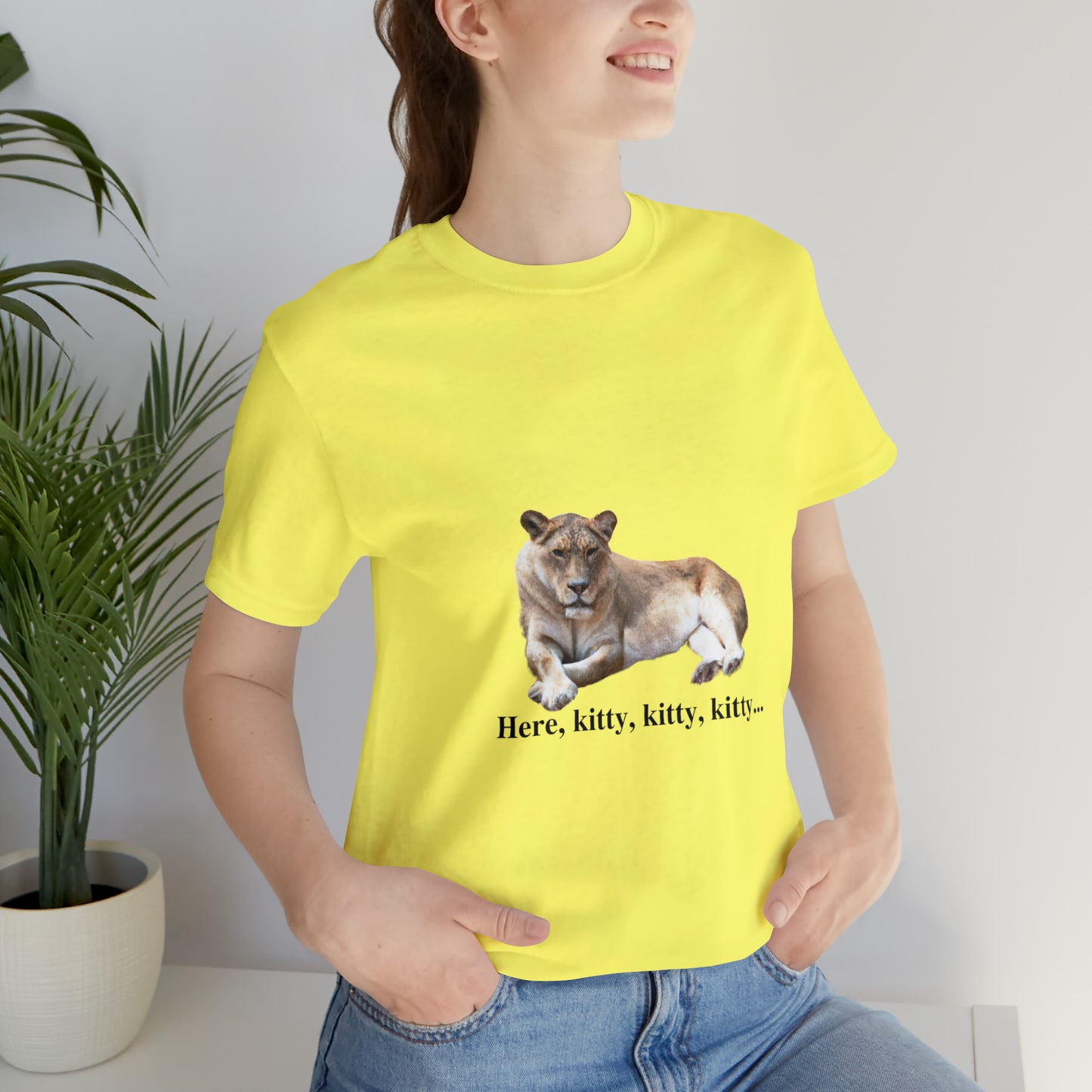 Unisex Lioness Big Cats Short Sleeve Tee