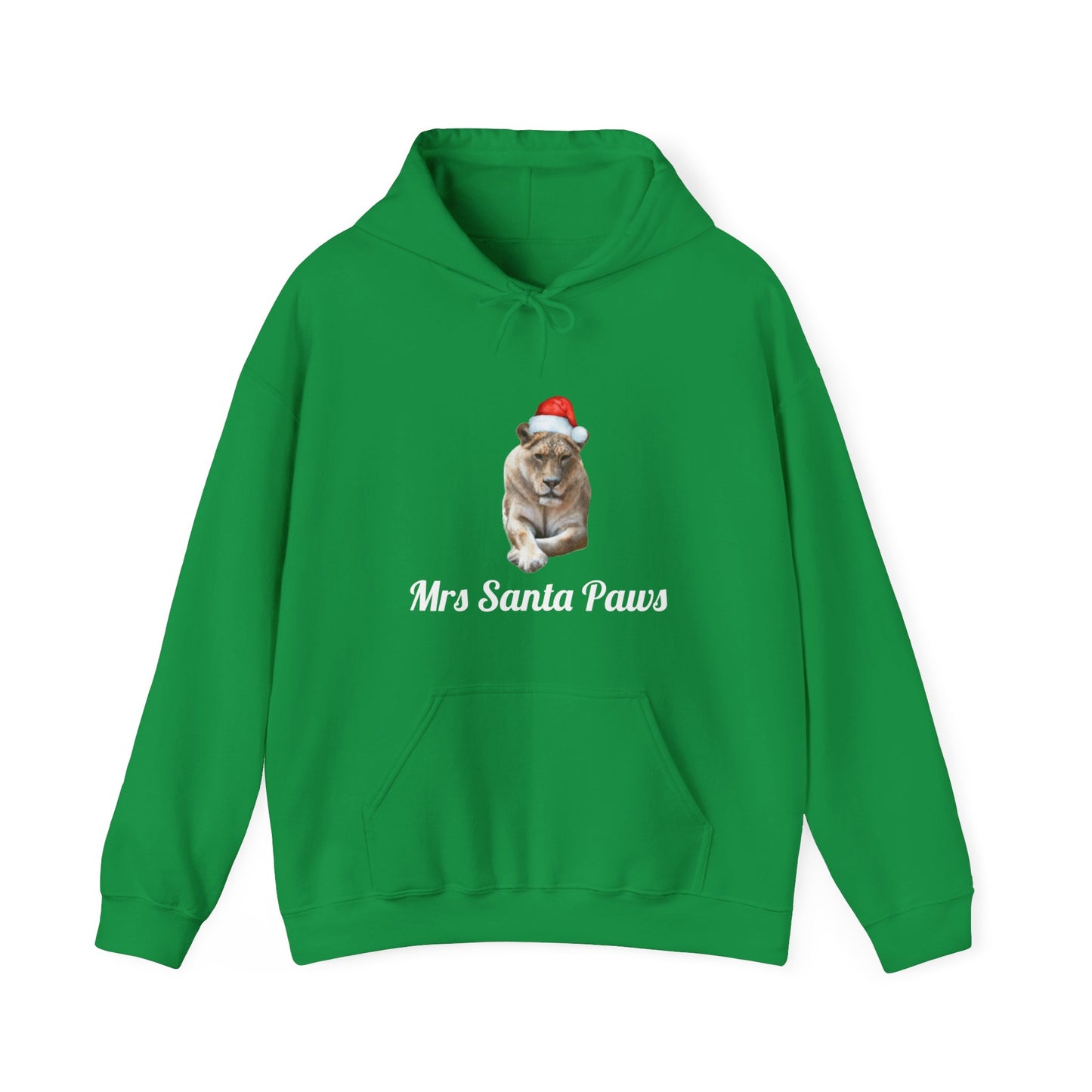 Womens' Mrs. Santa Paws Hooded Sweatshirt