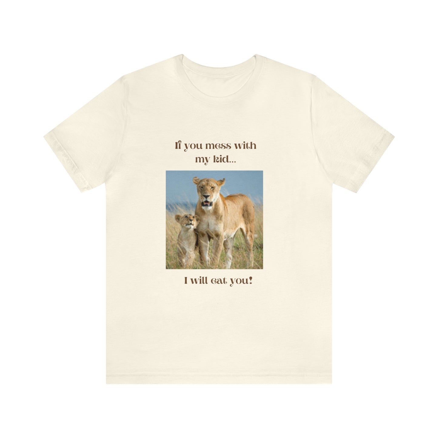 Womens' Lioness and Cub Short Sleeve Tee