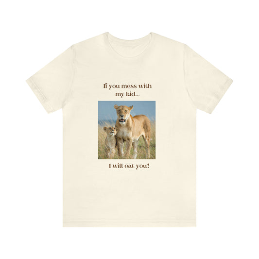 Womens' Lioness and Cub Short Sleeve Tee