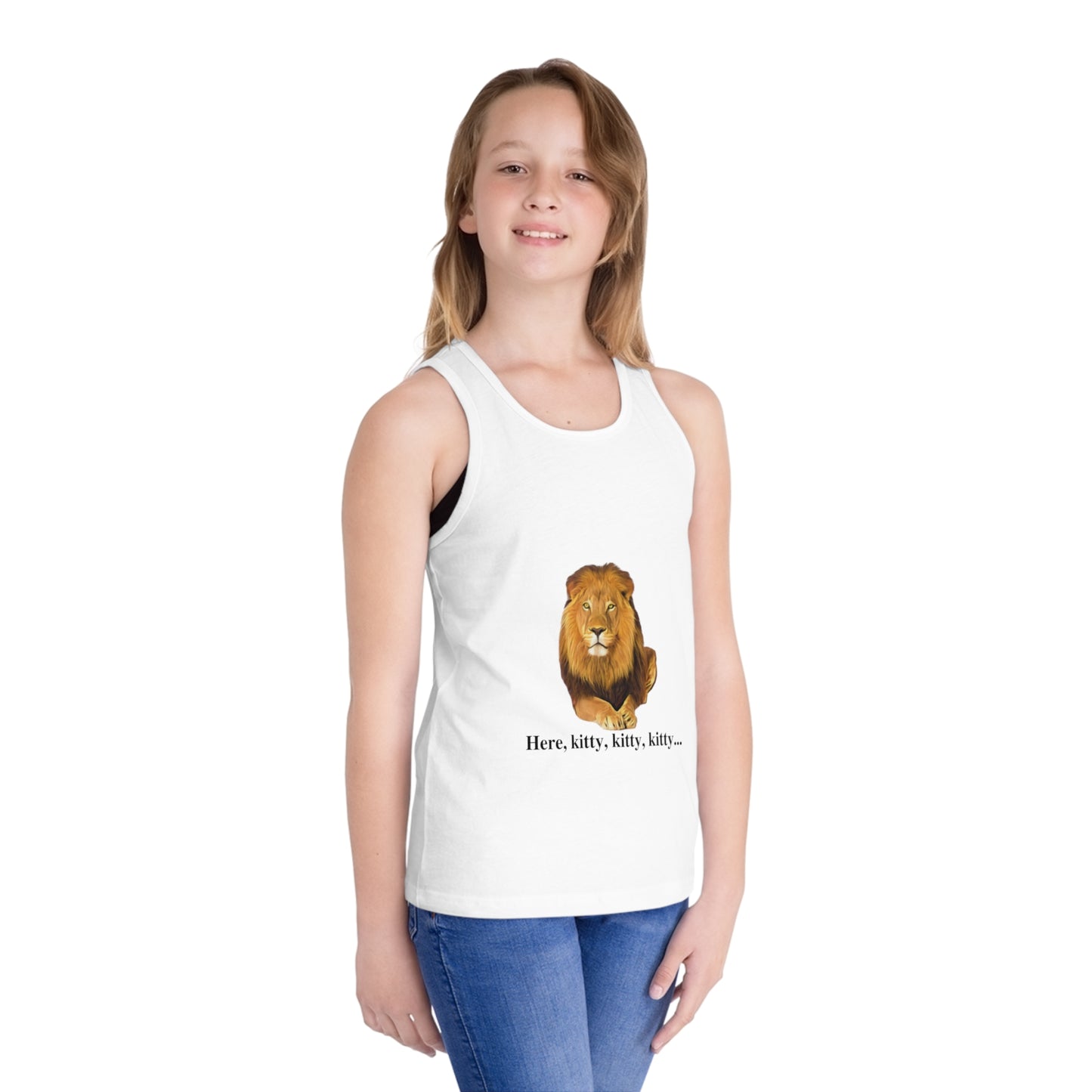 Kid's Lion Big Cats Jersey Tank Top