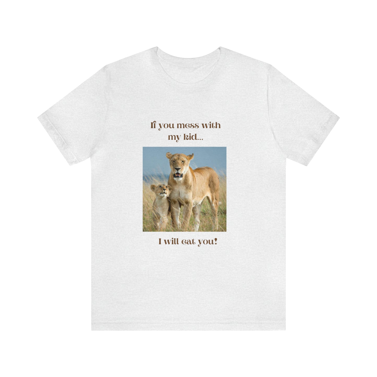 Womens' Lioness and Cub Short Sleeve Tee