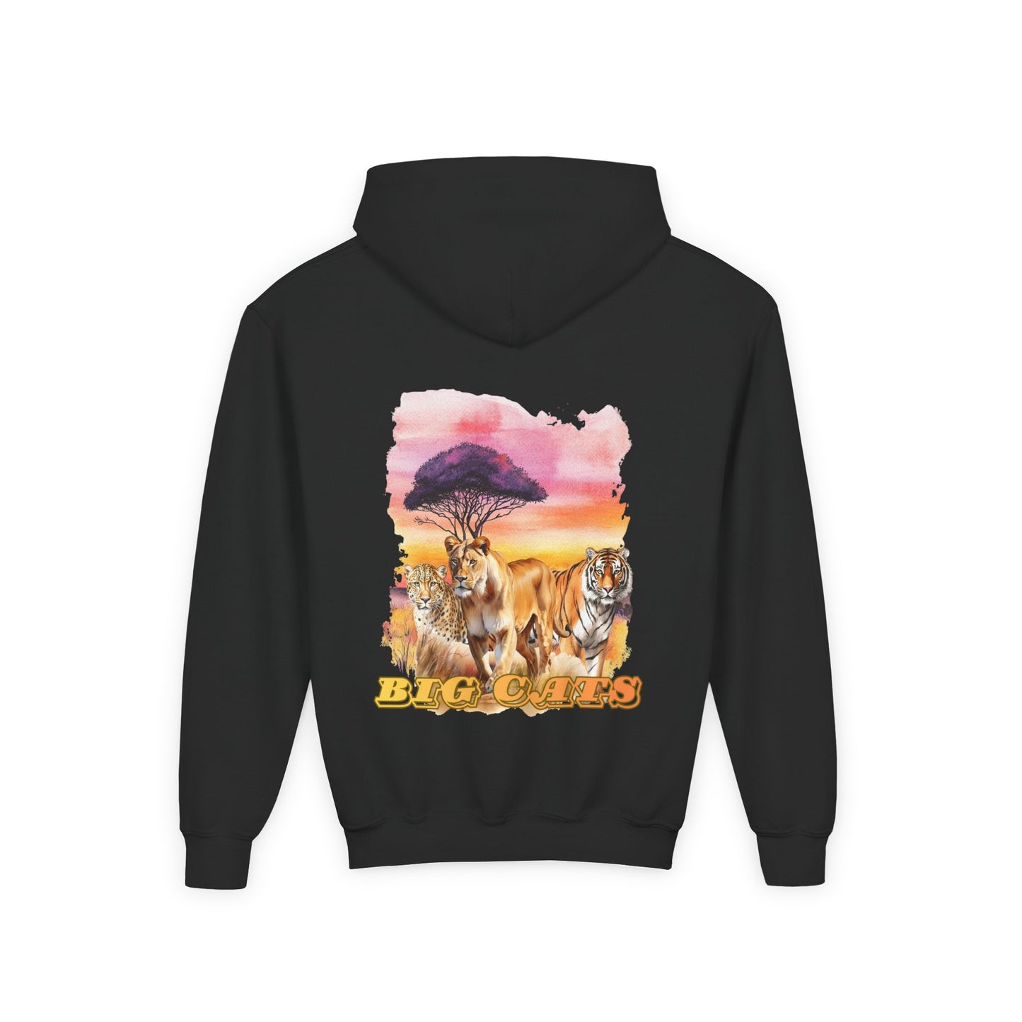 Girls Big Cats Trio Hooded Sweatshirt