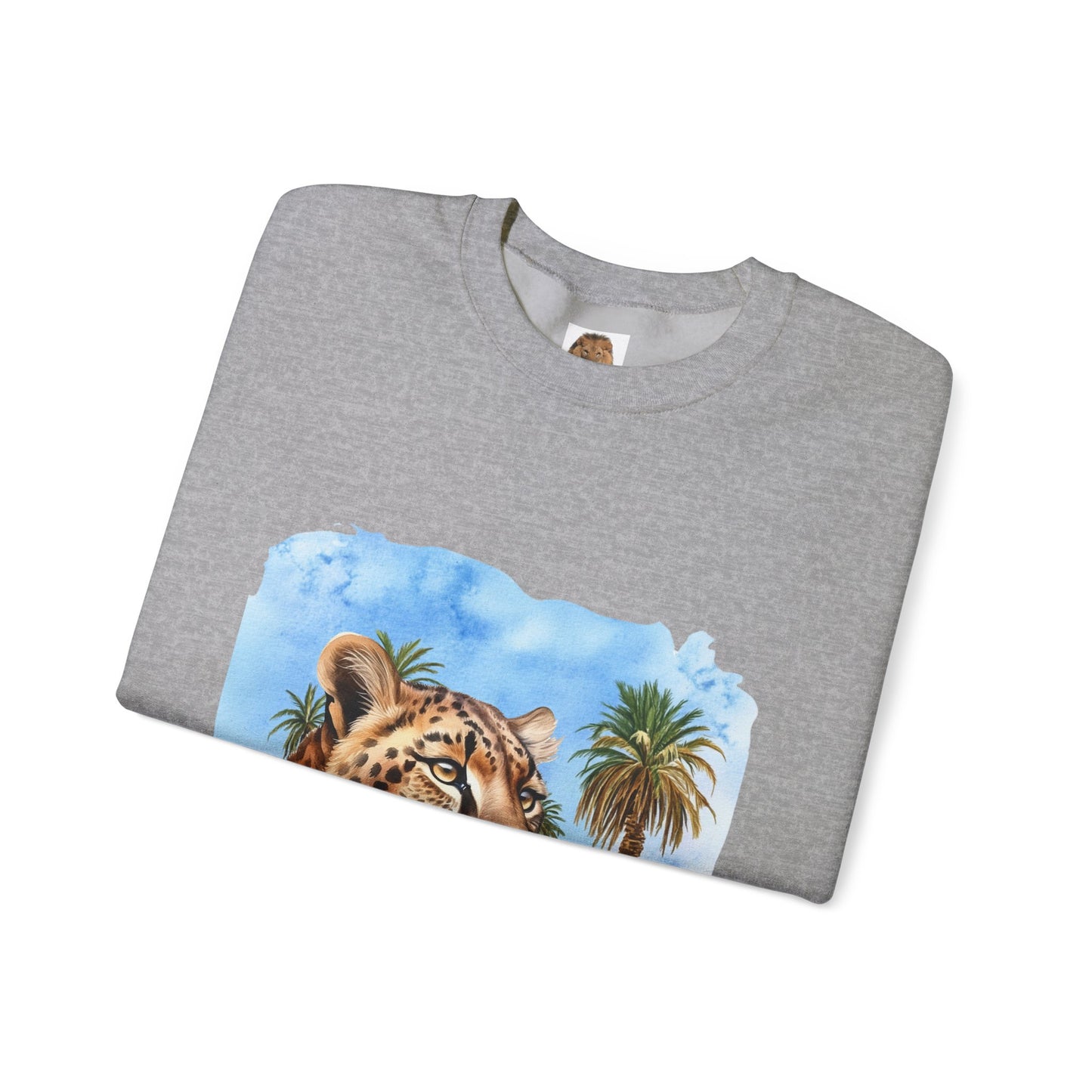 Men's Big Cats Cheetah Crewneck Sweatshirt