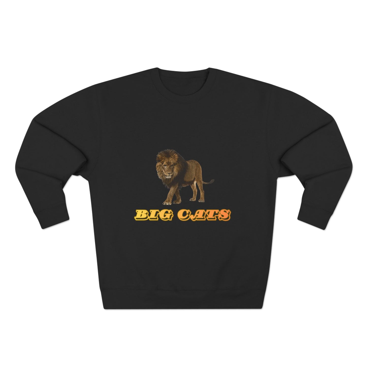 Unisex Premium Lion Big Cats Crewneck Sweatshirt