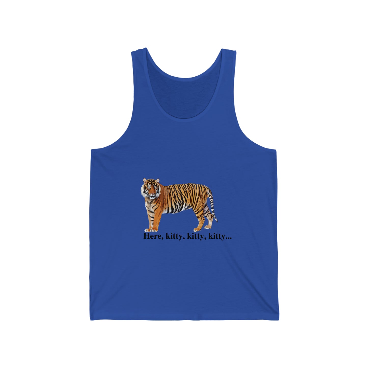 Unisex Tiger Big Cats Jersey Tank