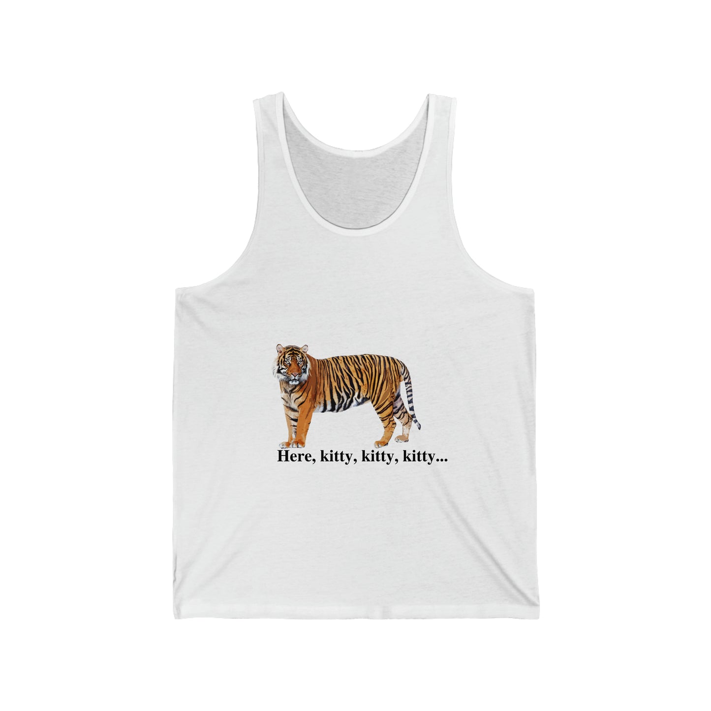 Unisex Tiger Big Cats Jersey Tank