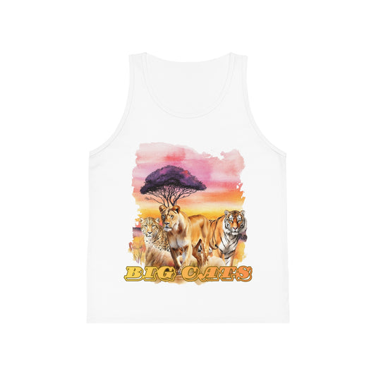 Girl's Trio Big Cats Graphic Tank Top